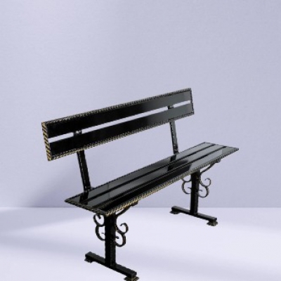 Лавочка металлическая № 2